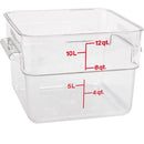 CAMBRO 12SFSCW CONTAINER CLEAR 12QT