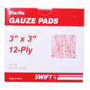 ALL POINTS 8408468 GAUZE PADS 3-IN X 3-IN (BX /25)