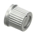 ALL POINTS 2151419 SILVER PUSH-ON KNOB W/ SET SCREW