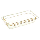 CAMBRO 32HP HOT PAN THIRD X 2 1/2 INAMBER