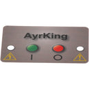 AYR KING B531 MYLAR CONTROL BOARD STICKER FO