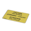 BELSHAW MK-0186 CAUTION HOT SURFACE LABEL