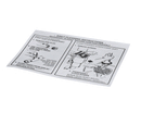 AMERICAN DISH SERVICE 089-9204 DECAL CLEANING INSTRUCTION (