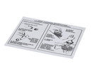 AMERICAN DISH SERVICE 089-9205 DECAL CLEANING INSTRUCTION (