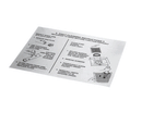 AMERICAN DISH SERVICE 089-9206 DECAL CLEANING INSTRUCTION