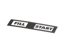 AMERICAN DISH SERVICE 089-9207 DECAL FILL-START
