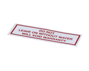 AMERICAN DISH SERVICE 089-9218 DECAL DO NOT LEAVE WITHOUT W