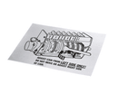 AMERICAN DISH SERVICE 089-9227 DECAL TIMER CAM ADJUSTMENT