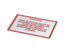 AMERICAN DISH SERVICE 089-9314 DECAL CAUTION MUST DRAIN ET