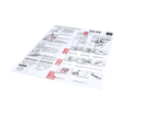 AMERICAN DISH SERVICE 089-9370 WALL CHART CLEANING HT-25
