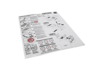 AMERICAN DISH SERVICE 289-9301 WALL CHART CLEANING CONVEYOR