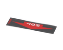 ALADDIN 96644 LABEL HOT W/ARROW PT RHT