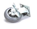 CARTER-HOFFMANN 18301-6435 6 GREY SWIVEL W/BRK RUB B