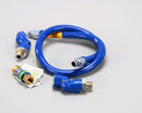 DORMONT 1650BPQ2S48 1/2 DIA. 48 BLUE HOSE SNAPFAST 2 SWIVEL MAX