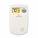 WHITE-RODGERS 1E78-140 W-R1E78-140 24V OR MILLIVOLT SINGLE STAGE HEAT ONLY NON-PROGRAMMABLE DIGITAL THERMOSTAT VERTICAL MOUNT BATTERY POWERED 45-90F