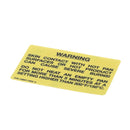 GROEN 128671 LABEL WARNING HOT SURF ACE