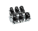 NORLAKE 160621 CASTER KIT PLATE TYPE (SET OF