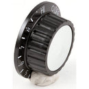 APW 2R-8730710 KNOB APPLIANCE BLACK W/INSERT
