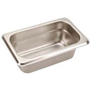 BROWNE 88192 SERIES 2000 STEAM TABLE PAN NINTH-SIZE 2-1/2-IN ALSO FOR USE AS A CANOPY HOOD GREASE CUP