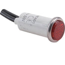 SECO SEC866565 FLAT LENS INDICATOR LIGHT RED LENS