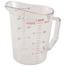 CAMBRO CAM100MCCW135 CUP MEASURING 1QT CLEAR PLASTIC