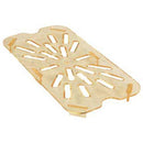 CAMBRO 40HPD-150 1/4 SIZE AMBER H-PAN™ HIGH HEAT FOOD PAN DRAIN SHELF