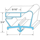 BEVERAGE AIR 703-963D-01 DOOR GASKET FOR UCR34 BEVERAGE AIR REPLACEMENT PART