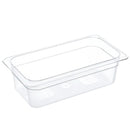 CAMBRO SP-305 1/3 SIZE 4 IN CLEAR CAMWEAR® FOOD PAN