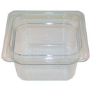 CAMBRO SP-310 1/6 SIZE 4 IN CLEAR CAMWEAR® FOOD PAN