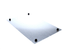 APW AS-55896 BOTTOM COVER FOOT ASSEMBLY 12X20