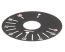 BAKERS PRIDE AS-8834910 (OLD 8834910; AS-8834910) DECAL; DIAL PLATE THERMOSTATIC GRIDDLE