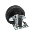KASON 6C525001HDPTLB PLATE MOUNT CASTER W 5-IN WHEEL & B