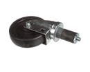 KASON 6C525025HDP 4-IN CASTER WO BRAKE 1 12 DIA TUBE