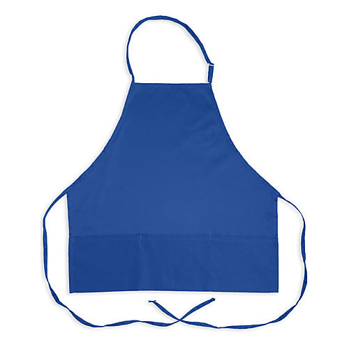 MAVRIK 1040RBL 27 IN BIB APRON ROYAL BLUE 3 POCKET