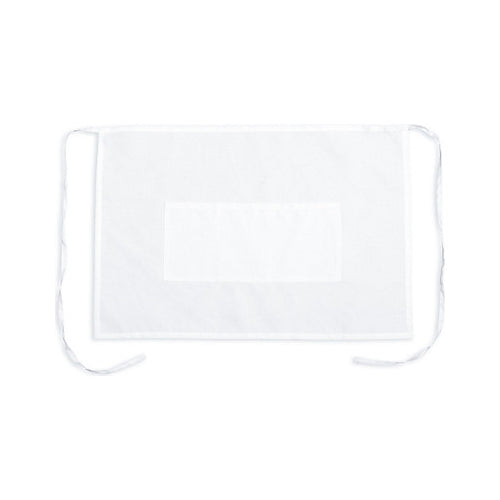 MAVRIK 1042WHT 19 IN BISTRO APRON WHITE 2 POCKETS