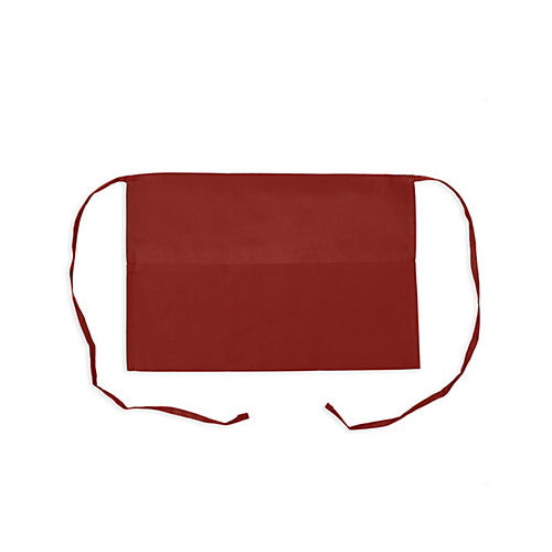 MAVRIK 1047BRG 15 IN WAIST APRON BURGUNDY 3 POCKETS
