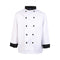 MAVRIK 10483XL 3XL EXECUTIVE CHEF COAT BLACK TRIM
