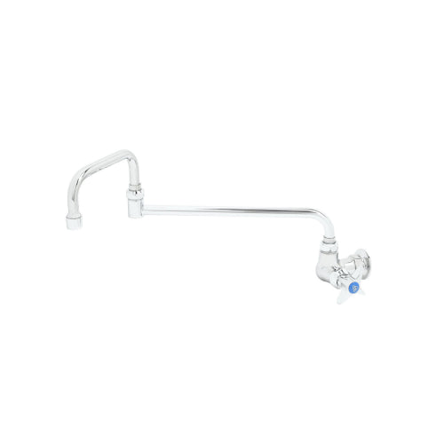 T&S 0260 SINGLE HANDLE FAUCET 18-IN DOUBLE-JOINTED SPOUT