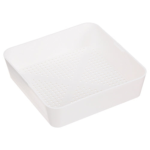 MAVRIK 561398 8 1/2 IN SQUARE FLOOR DRAIN STRAINER BASKET W/ 3/16 IN HOLES