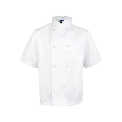 MAVRIK 1435L LG CHEF COAT SHORT SLEEVE