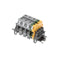 HENNY PENNY 153168 ASSEMBLY-16MM 3WG TERM BLOCK