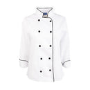 MAVRIK 1879M M LADIES CHEF COAT EXECUTIVE LONG SLEEVE