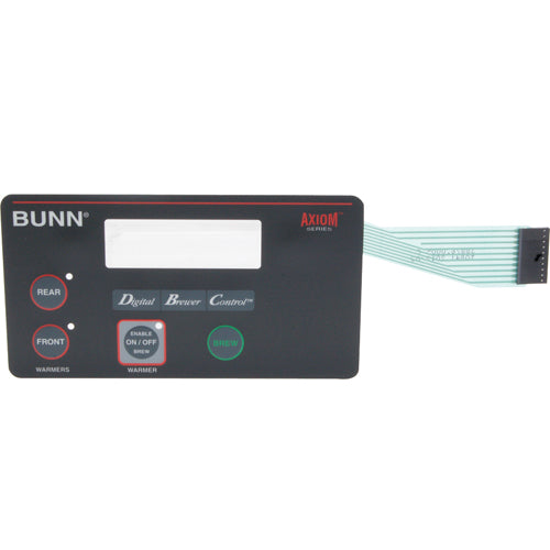BUNN 38876-0002 SWITCH MEMBRANE NO WARMERS