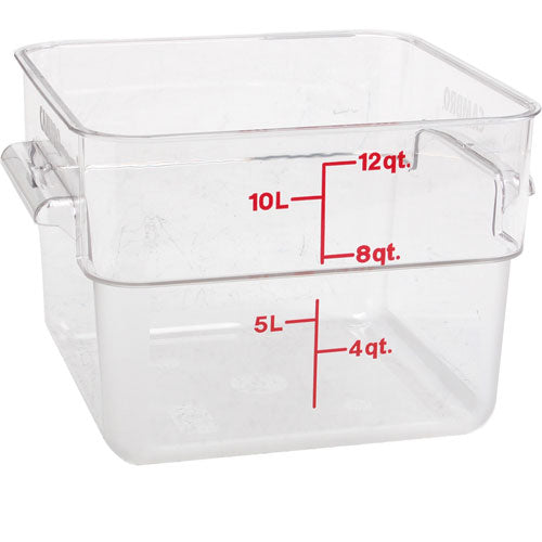 CAMBRO 12SFSCW CONTAINER CLEAR 12QT