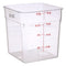 CAMBRO 8SFSCW CONTAINER CLEAR 8QT