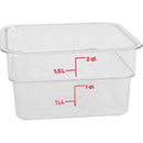 CAMBRO 2SFSCW CONTAINER CLEAR 2QT