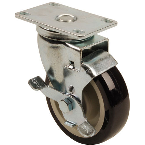 MAVRIK 135541 CASTER W/BRK 4-IN PLATE