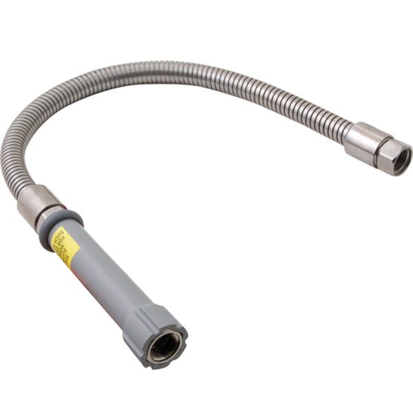T&S TSB24H PRE-RINSE HOSE 24-IN FLEX STAINLESS STEEL