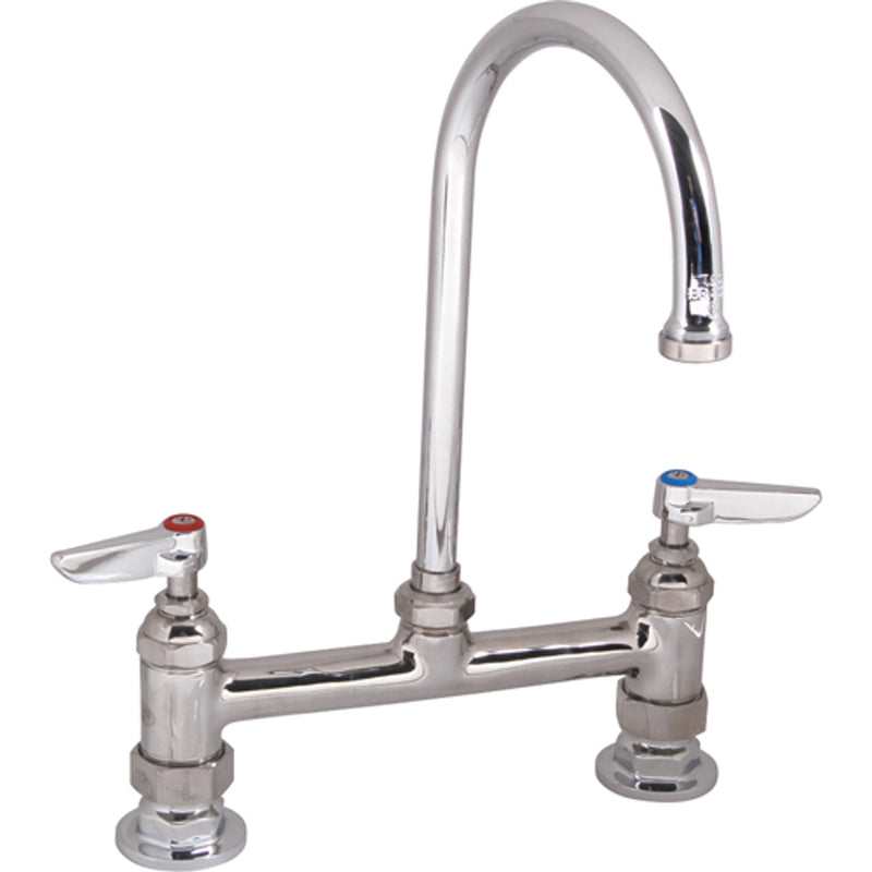 T&S TSB0321 200 SERIES 8-IN CENTER GOOSENECK FAUCET