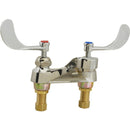 T&S BRASS B-0894-CR MEDICAL FAUCET DECK MOUNT CAST BASIN SPOUT DRIP